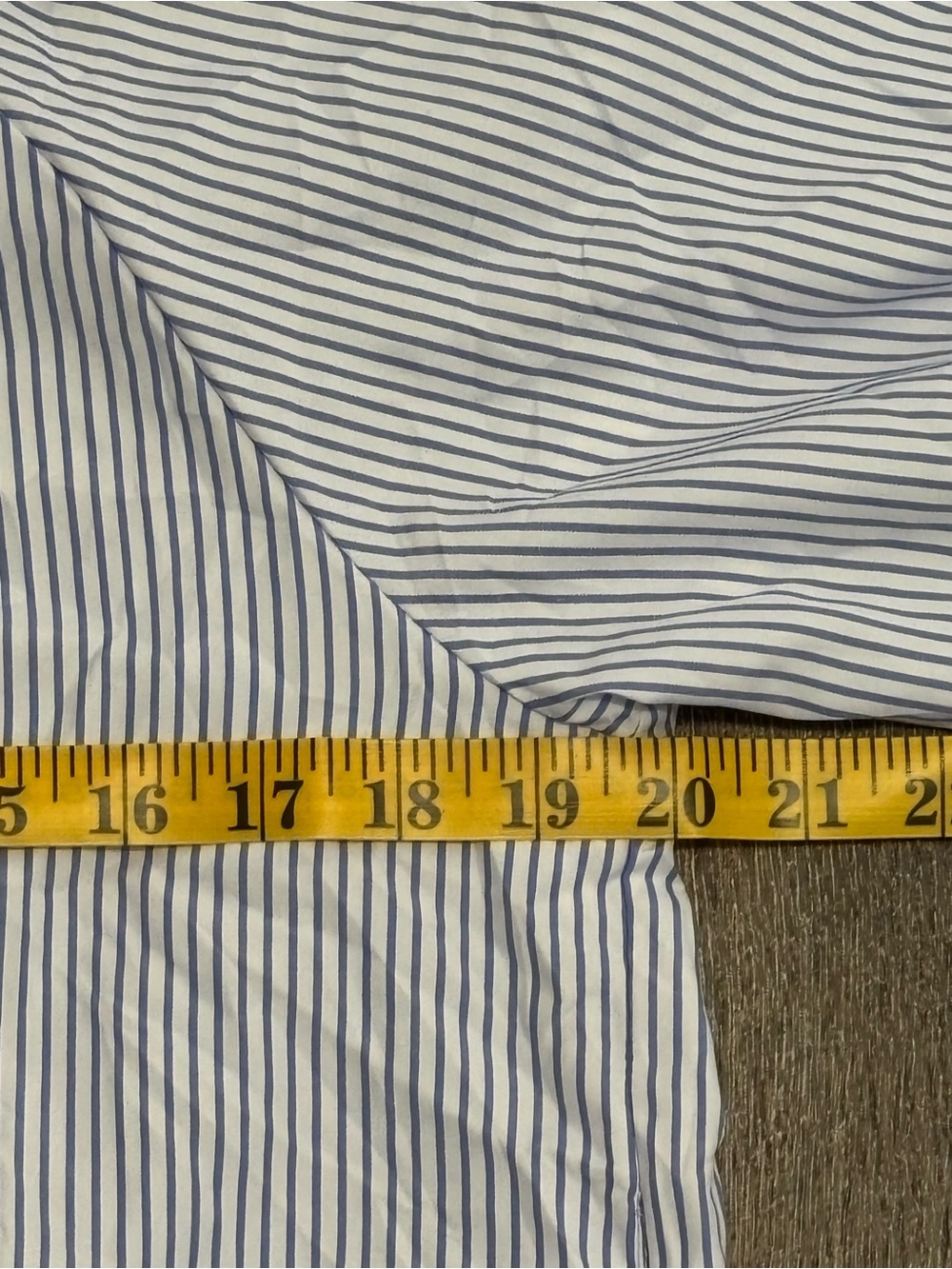 ASVIVID Blue & White Striped women’s Button-Up Shirt - Picture 5 of 6